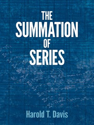 cover image of The Summation of Series